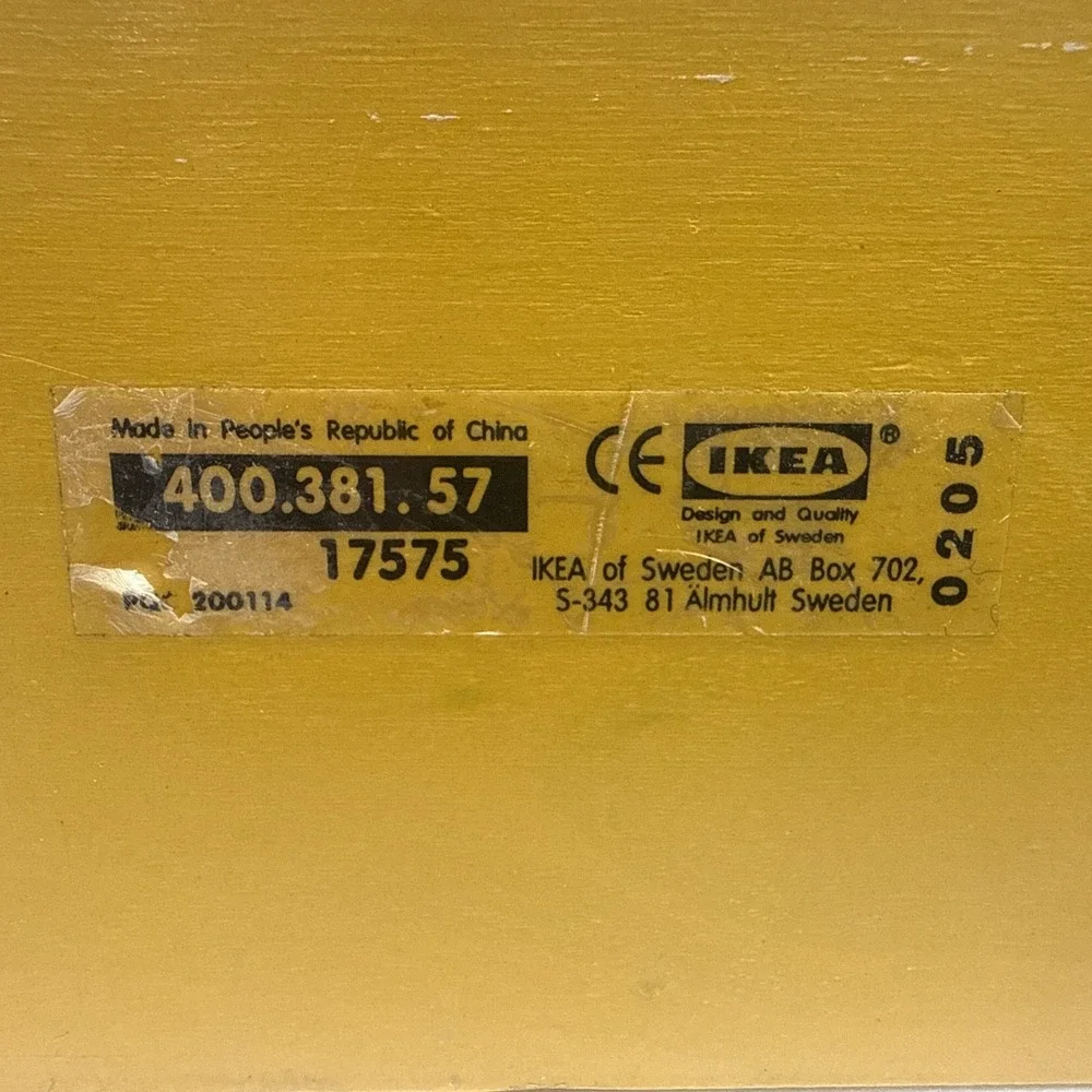 Vintage IKEA Primary Colors Wooden House Toy Puzzle 1980's-90's - Fast Shipping!